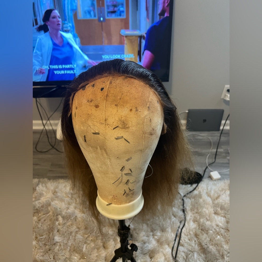 Ombré blonde wig - Picture 6 of 6